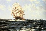 Dawson Paintings - Pacific Rollers by Montague Dawson